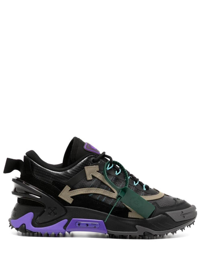 (odsy 2000 Black Military) Polyester Calf Sneaker