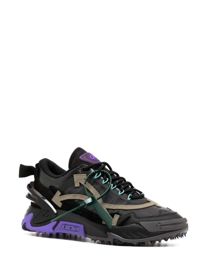 (odsy 2000 Black Military) Polyester Calf Sneaker