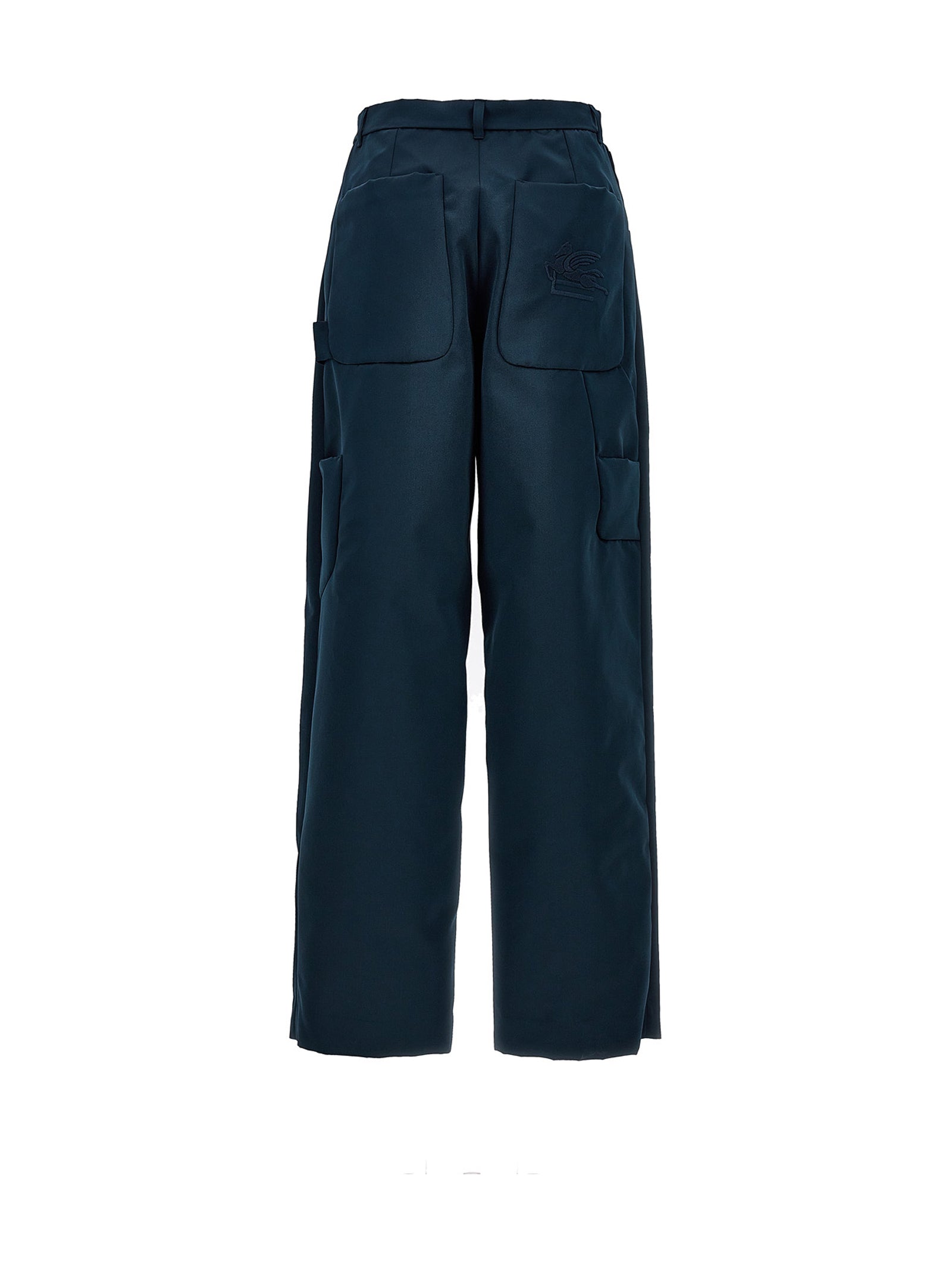 Pegaso cargo pants Blue Polyester