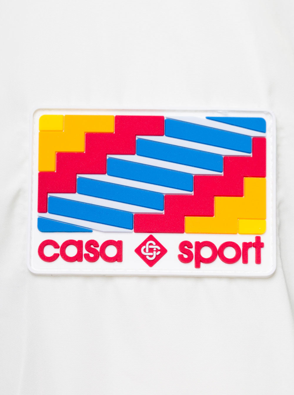 Felpa Con Patch Logo E Zip Poliestere Multicolor Uomo Polyester Sweatshirts
