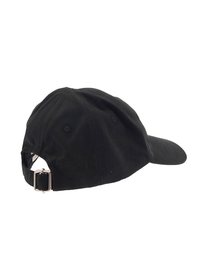 Baseball Cap With Signature Arrows Black Cotton Man Hats And Gloves