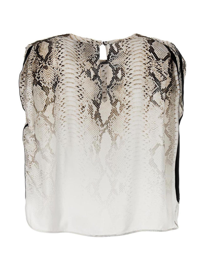 Snake bloshirt Multicolor Viscose Shirt, Blouse