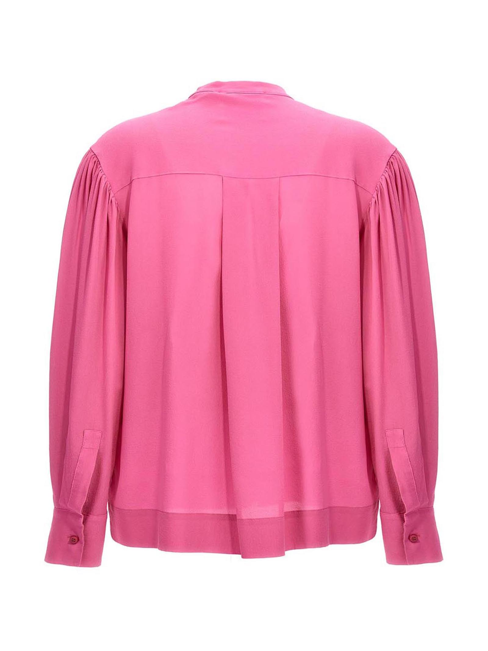 Silk bloshirt Pink Shirt, Blouse