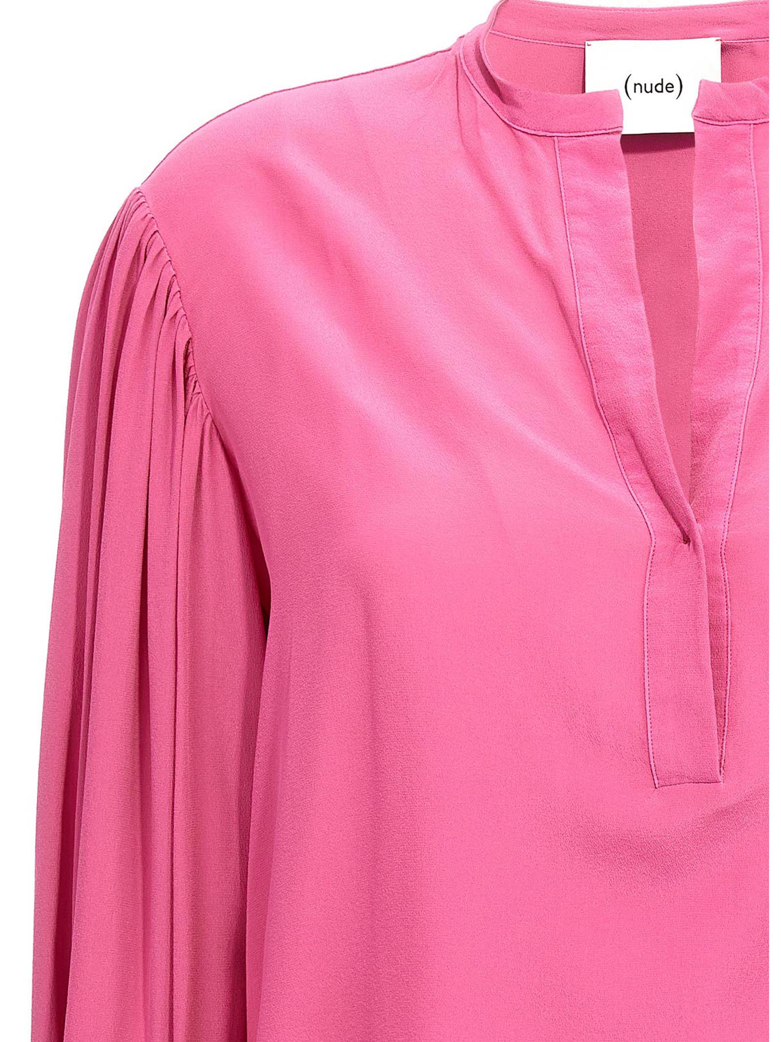 Silk bloshirt Pink Shirt, Blouse