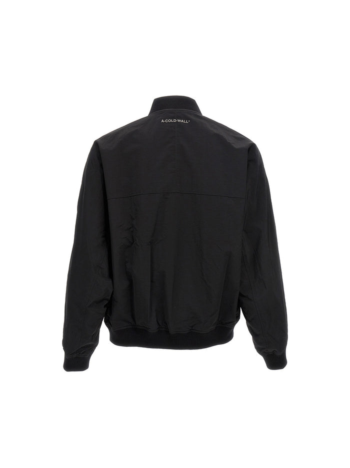 Imprint bomber jacket Black Polyamide Down Jacket, Parka, Casual