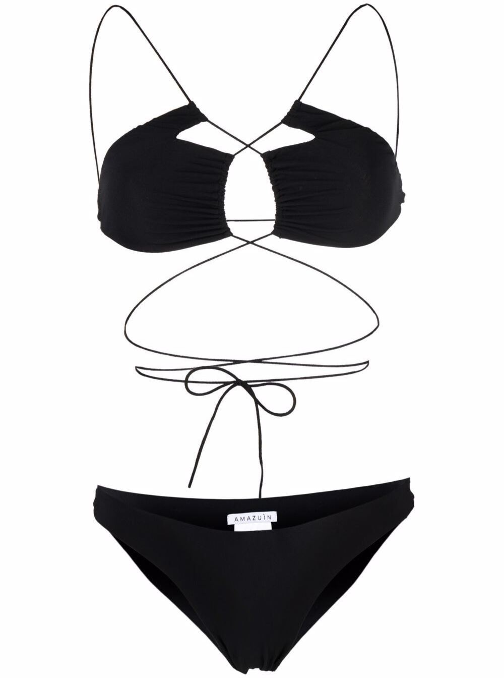 Amazuin Woman Jadia Nylon Black Bikini Polyamide Elastane Beachwear