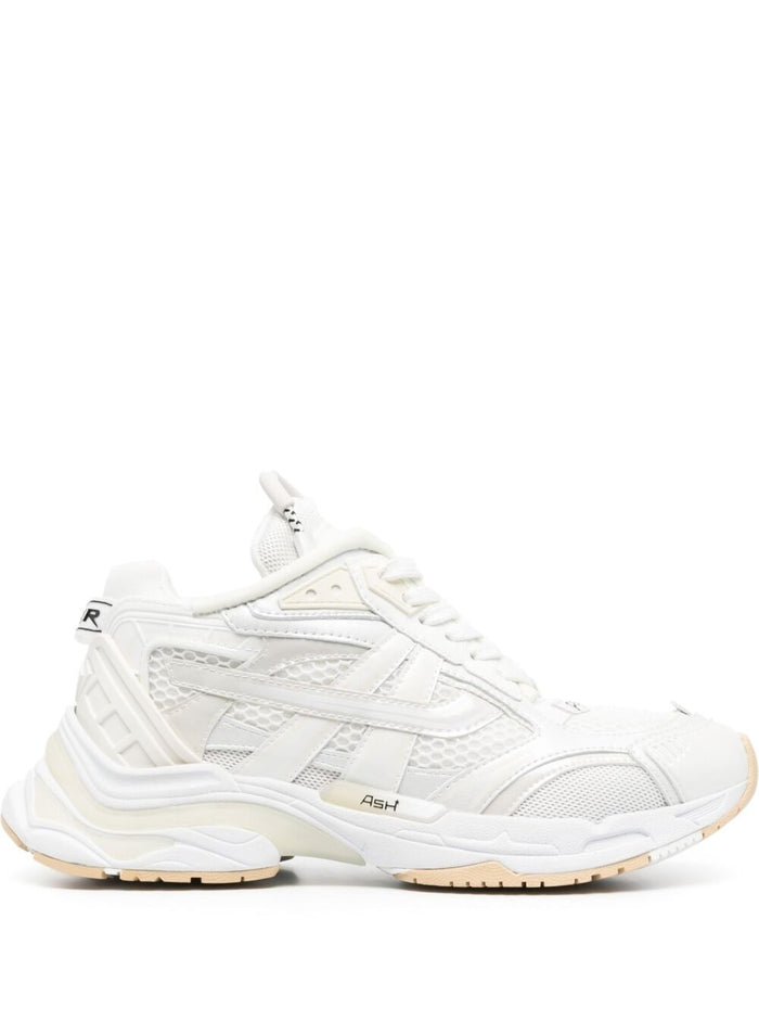 White Race Sneakers Polyurethane
