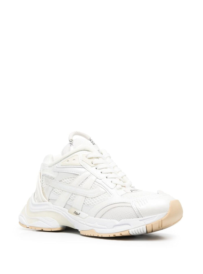 White Race Sneakers Polyurethane