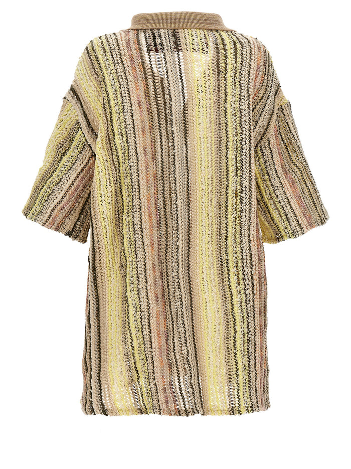 Jacquard Knit Polo Shirt