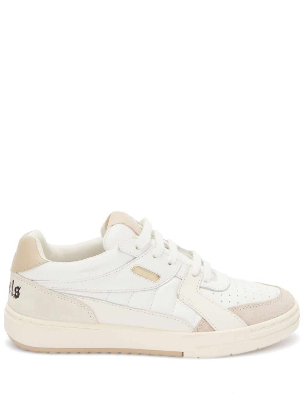 University Sneaker White Leather Woman Calf Polyester
