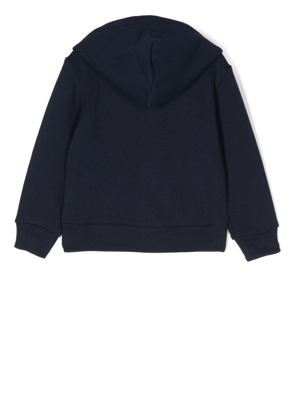 Hood-Tops-Knit Blu Cotton Polyester Sweatshirts