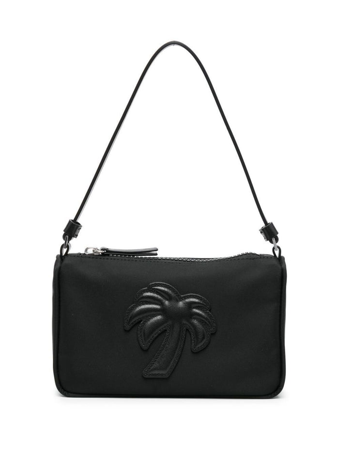 Black Palm Tree Shoulder Bah Nylon Woman Bags