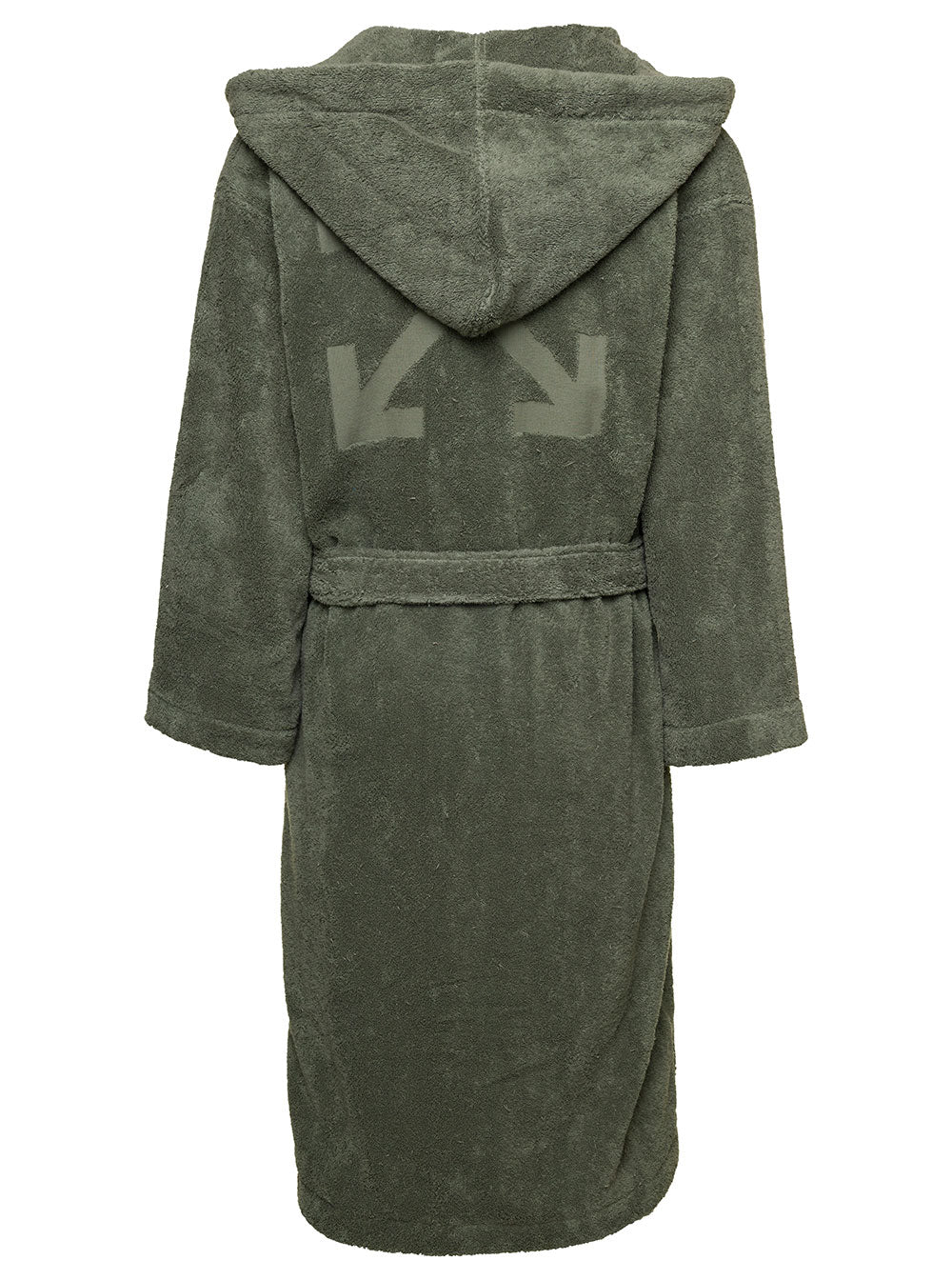 Bookish Hoodie Bathrobe Army Green No Co Cotton Bathrobes
