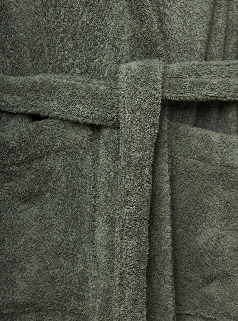 Bookish Hoodie Bathrobe Army Green No Co Cotton Bathrobes