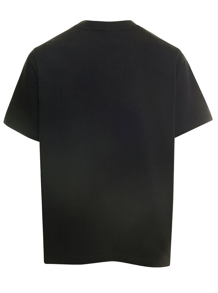 Tennis Club Icon Printed T-Shirt Black Organic Cotton Tshirts And Polo Shirts
