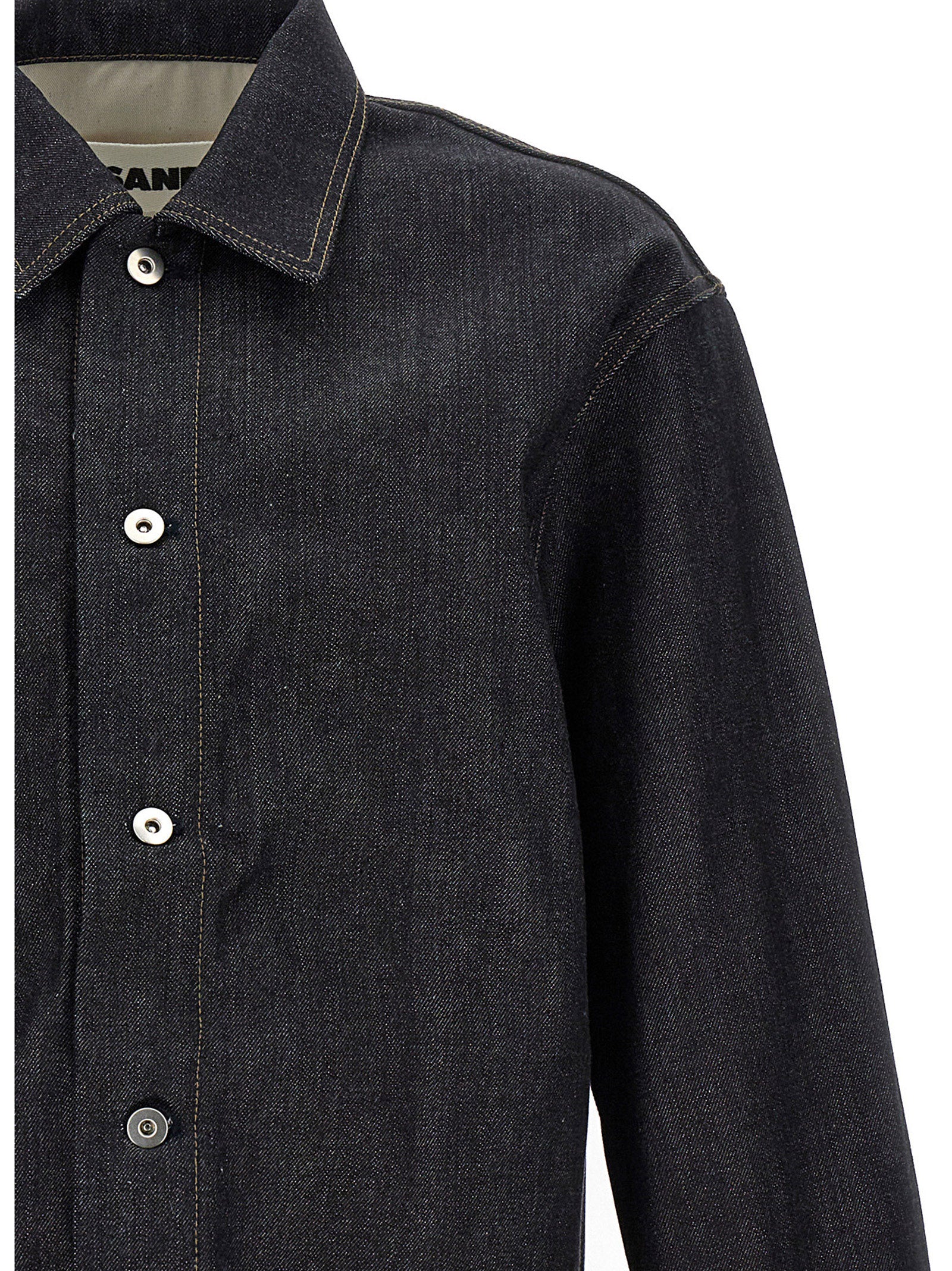 Denim overshirt Blue Cotton Shirt, Blouse
