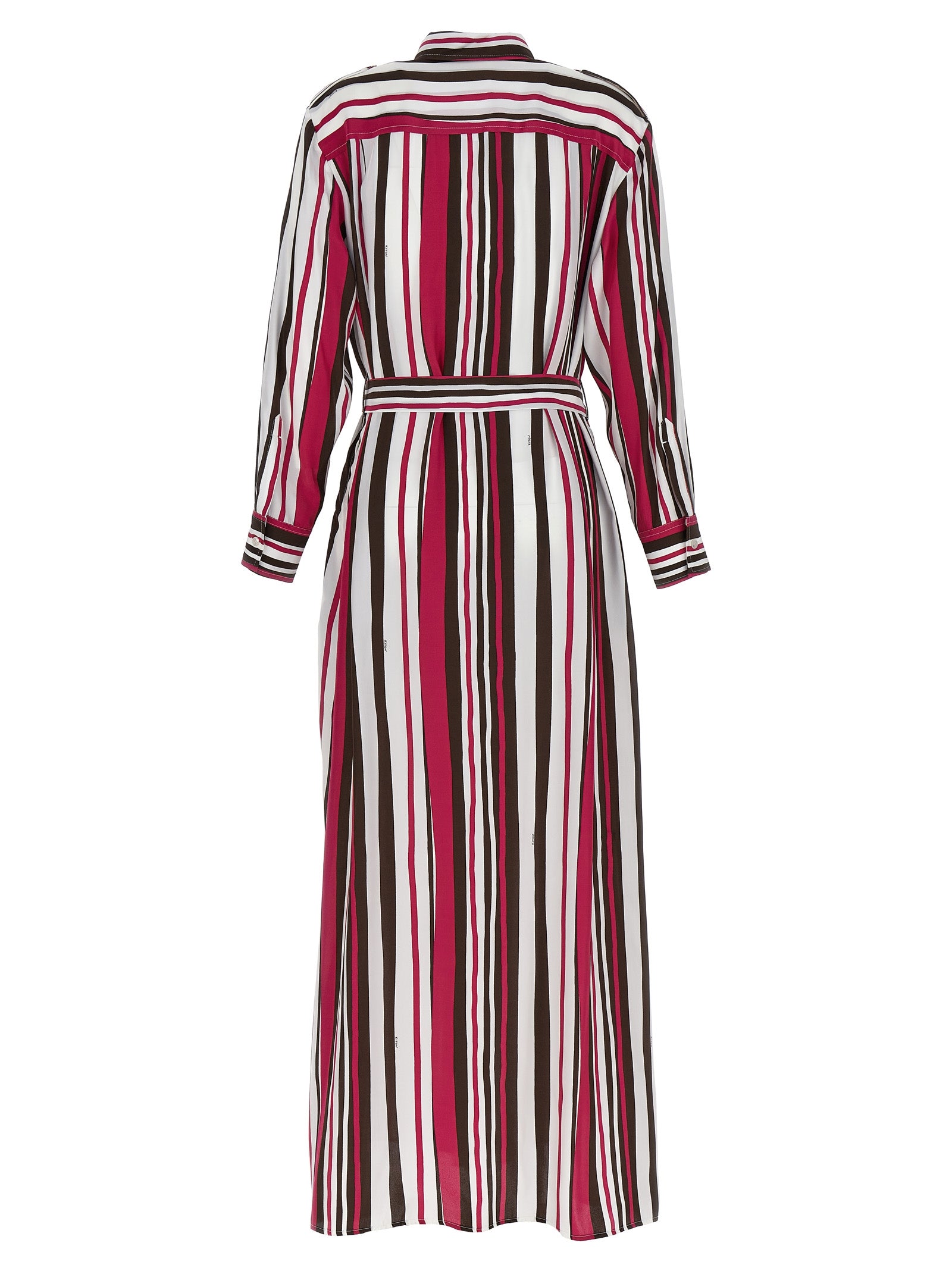 Striped shirt dress Multicolor Silk