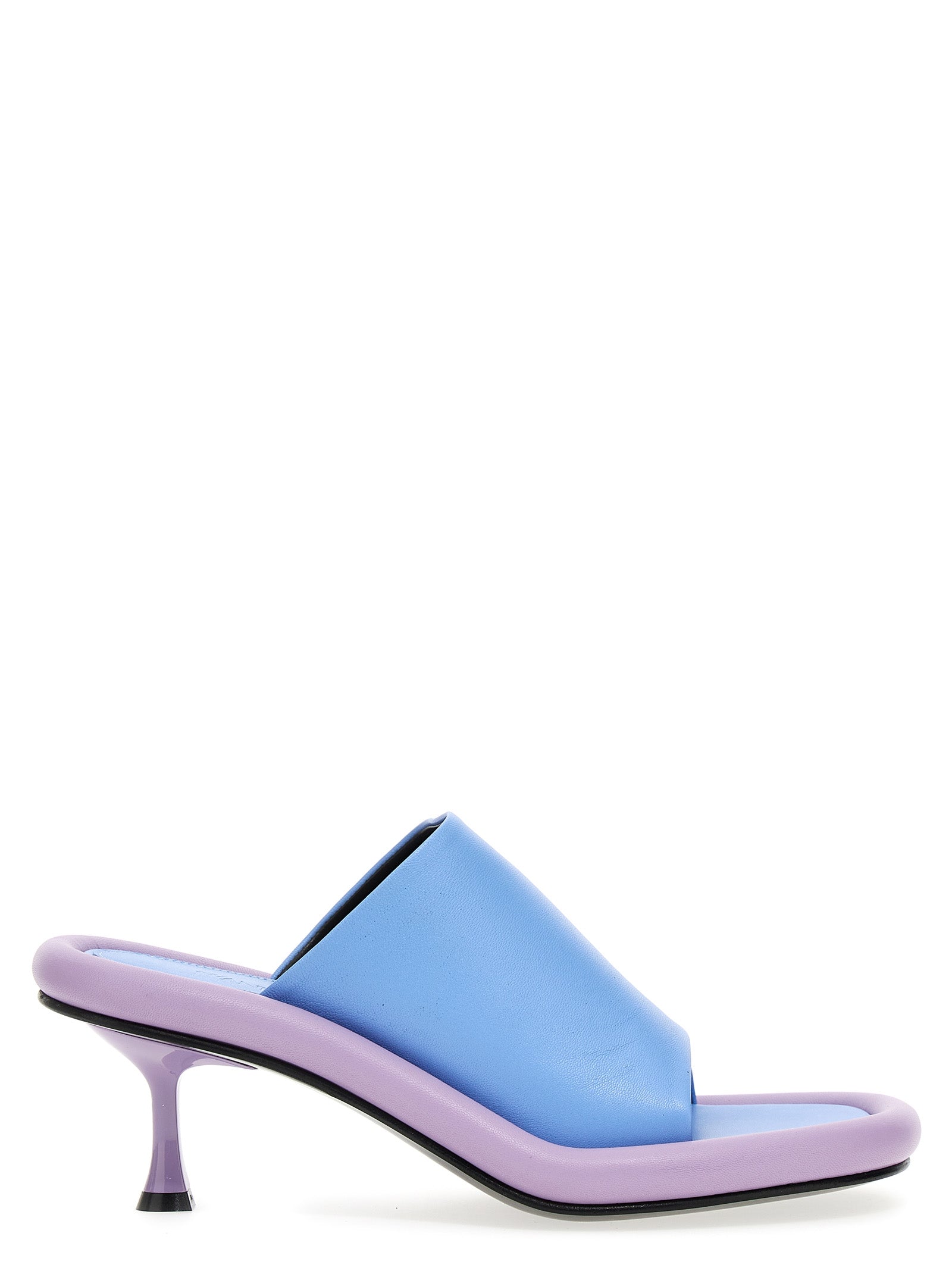 Bumber Mules Lamb Leather (ovis Aries) Sandal