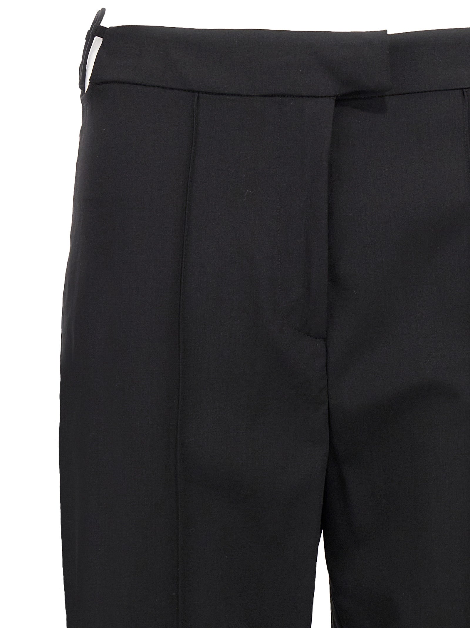 Hearts pants Black Virgin Wool Elastane