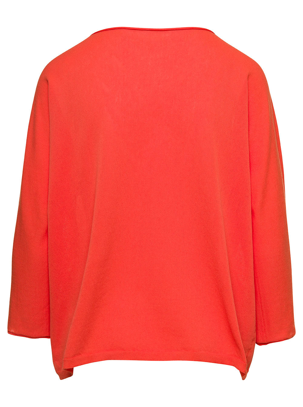 Cleopatra Orange Long Sleveed Top Cotton Woman Jersey