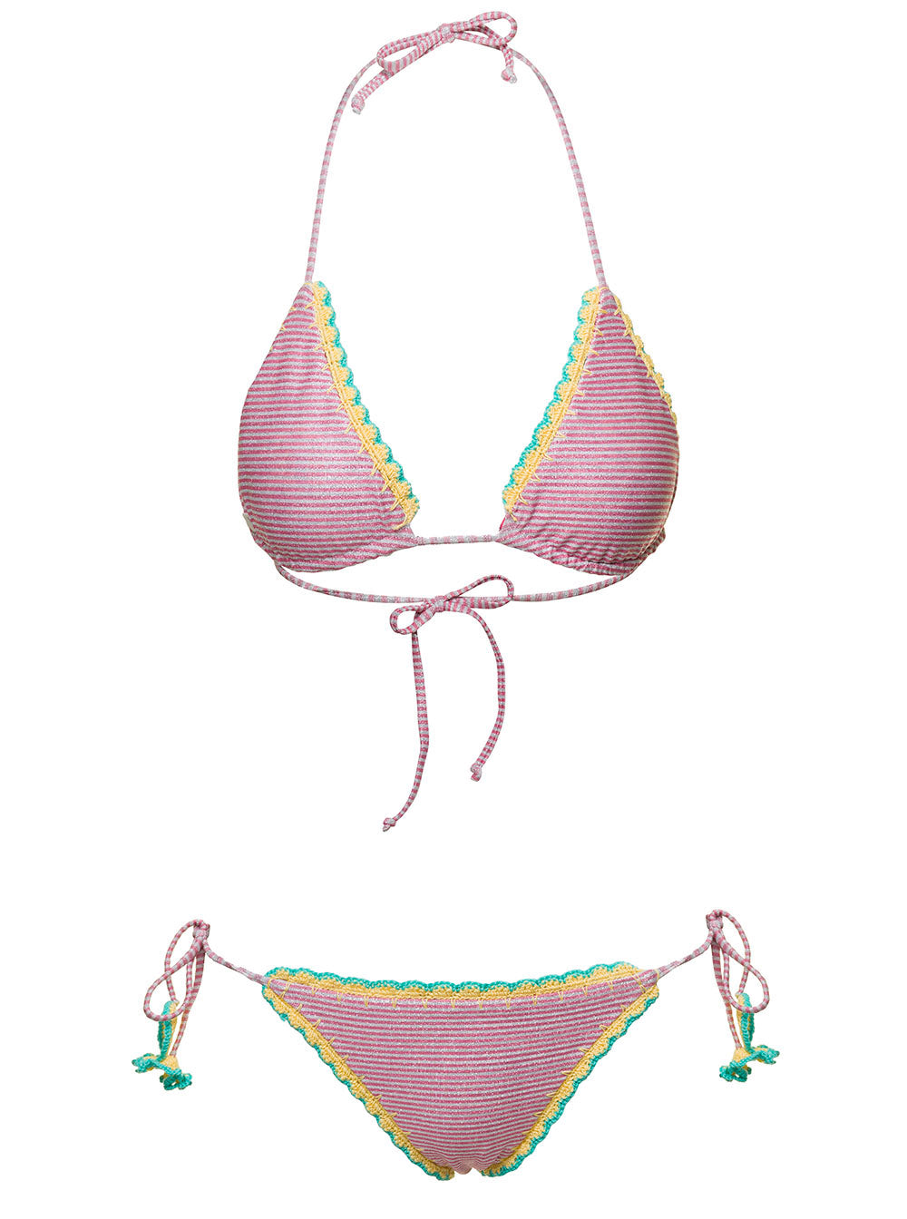 Melissa Multicolor Reversible Bikini Top With Graphic Print Stretch Fabric Woman Polyamide Elastane Beachwear