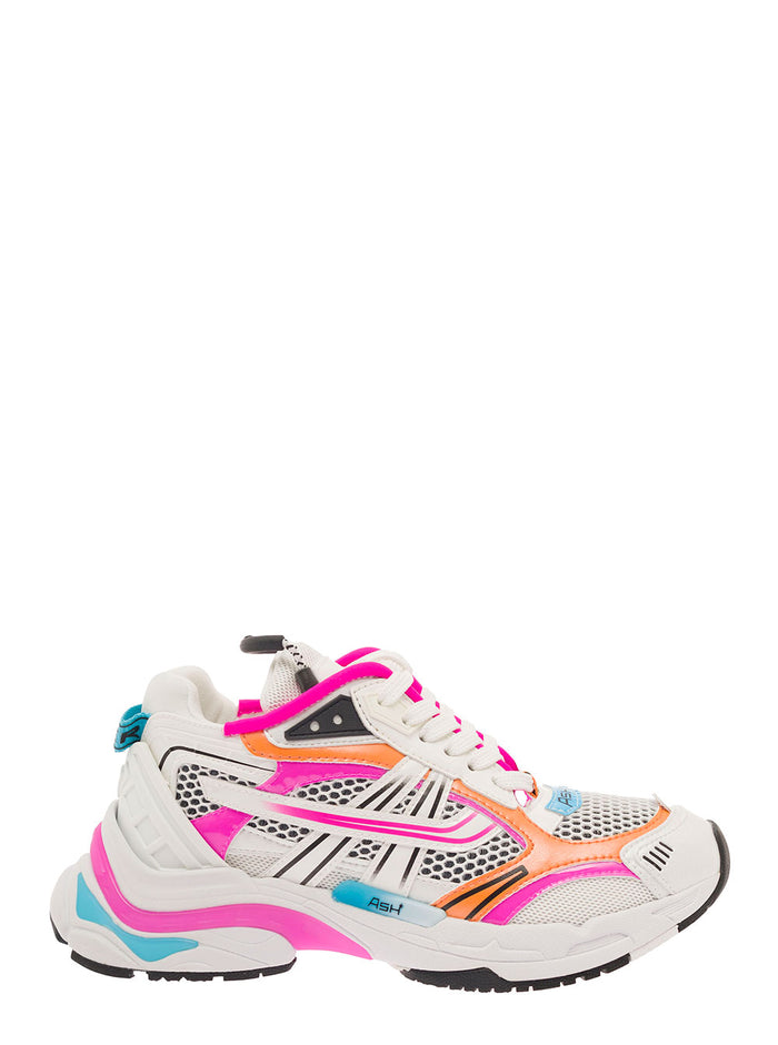 Multicolor Race Sneakers Polyurethane