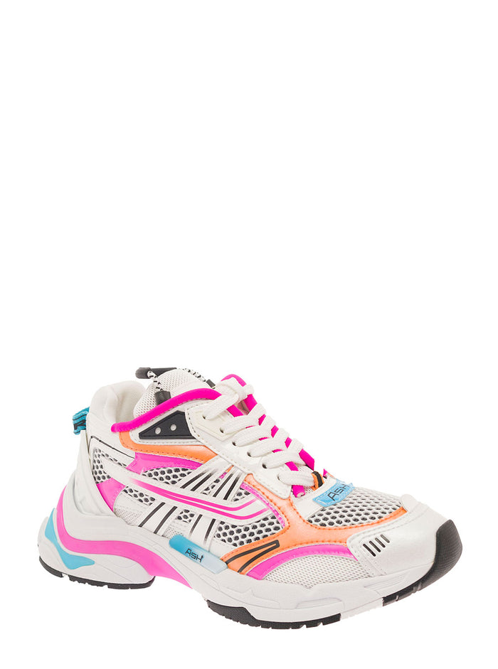 Multicolor Race Sneakers Polyurethane