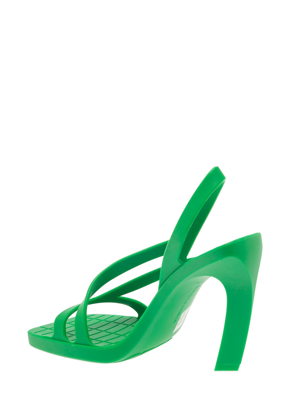 Jimbo Slingback Sandal Pudding Green Rubber Heels