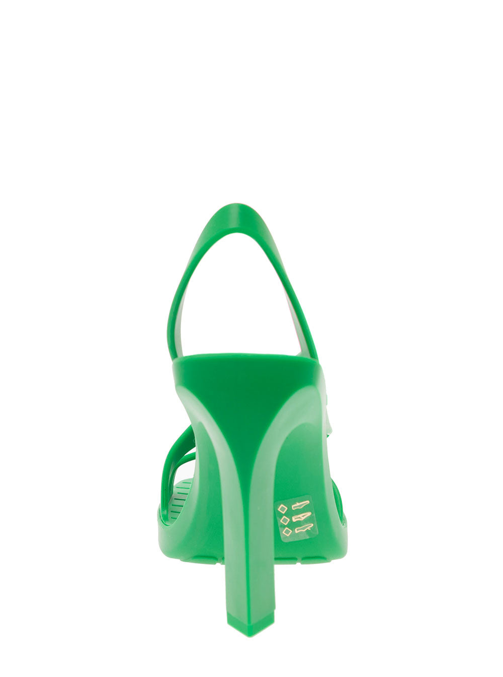 Jimbo Slingback Sandal Pudding Green Rubber Heels