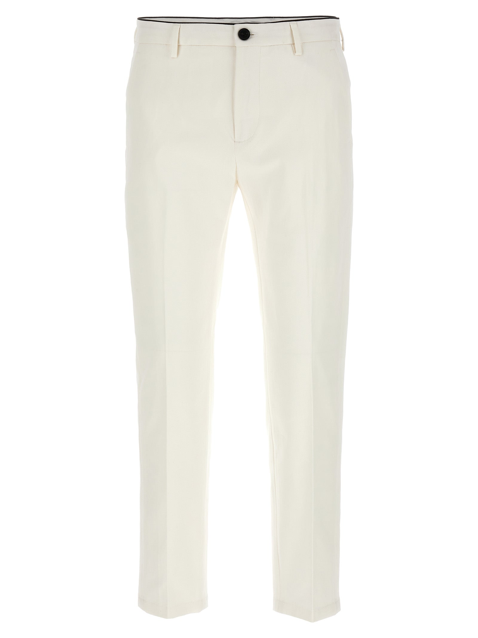 Prince Pants White Cotton Elastane
