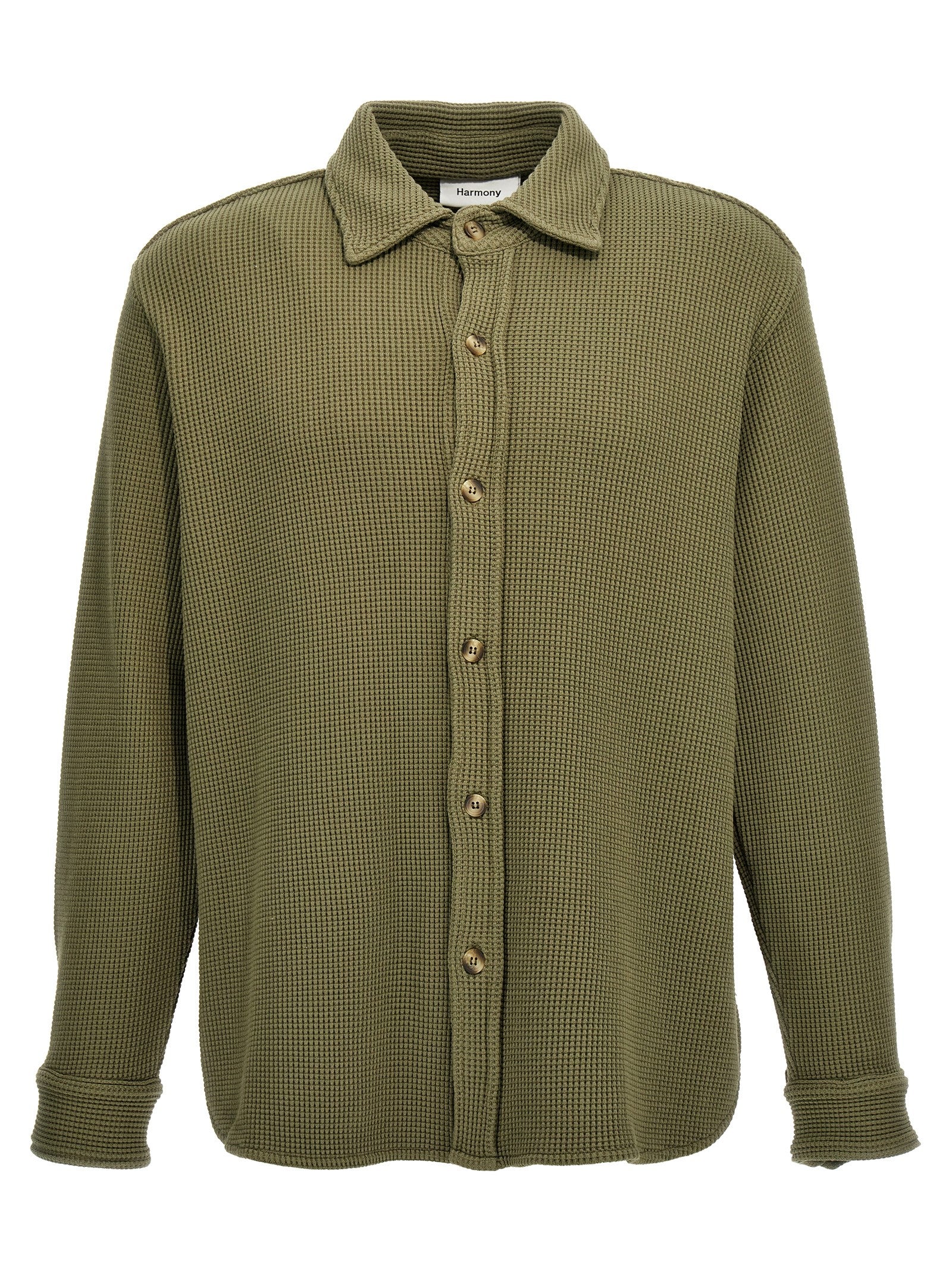 Calixte Shirt Green Cotton Shirt, Blouse