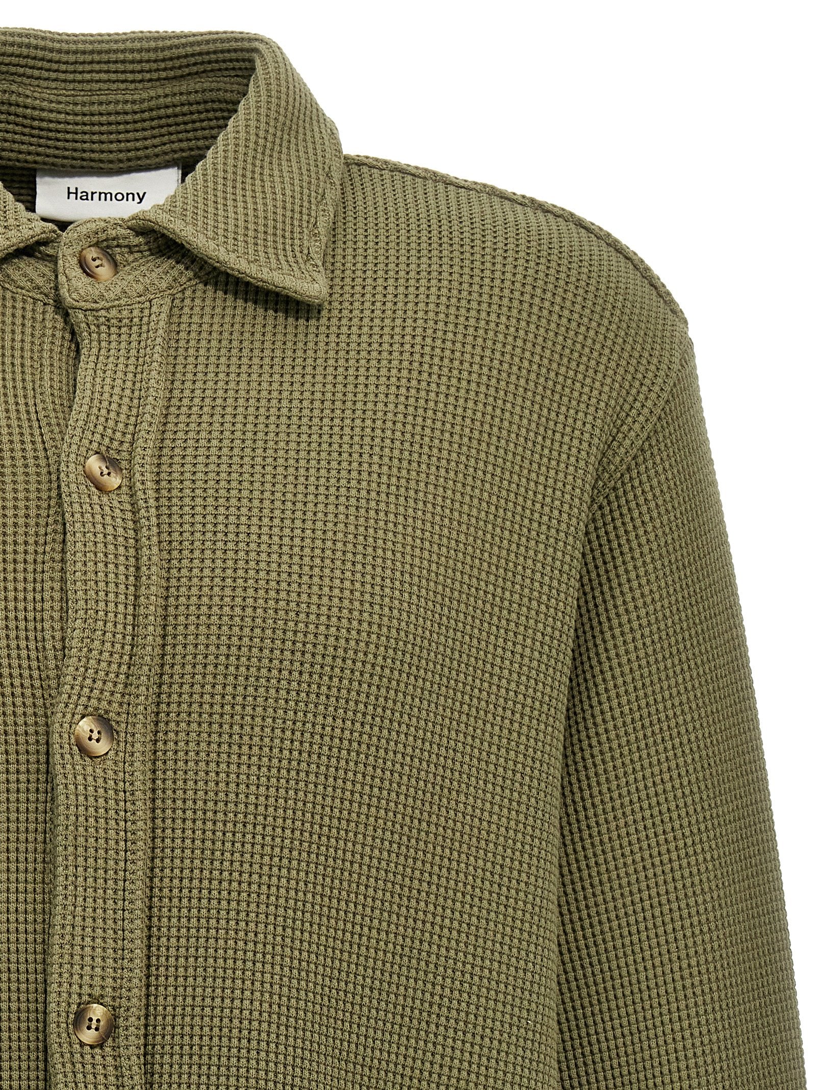 Calixte Shirt Green Cotton Shirt, Blouse