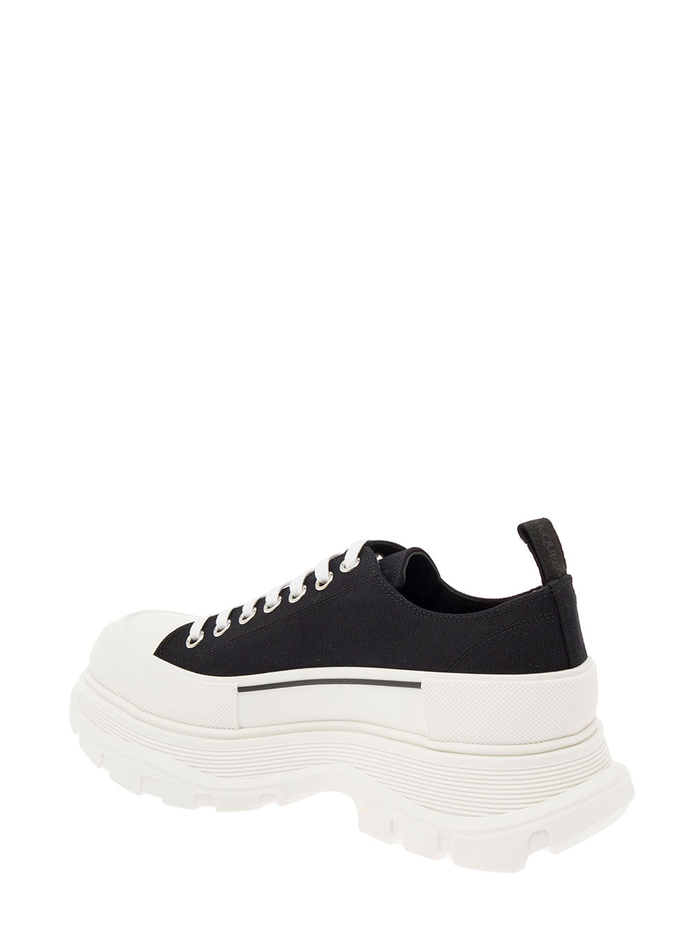 Tread Slick Black Cotton Sneakers Alexander Mcqueen Man