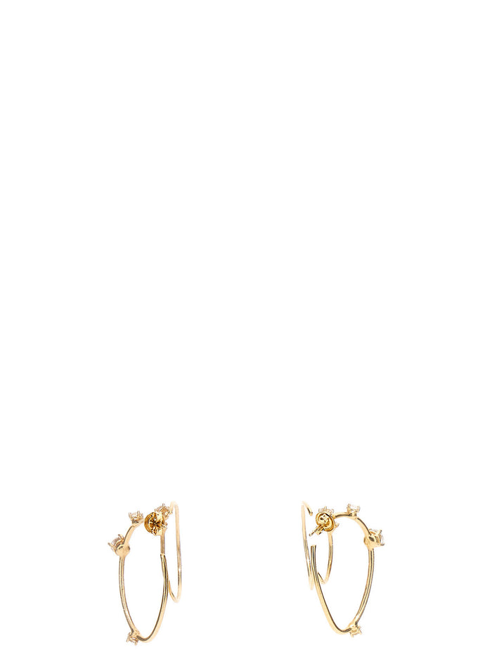 Constellation Hoops Earrings Gold Jewelry