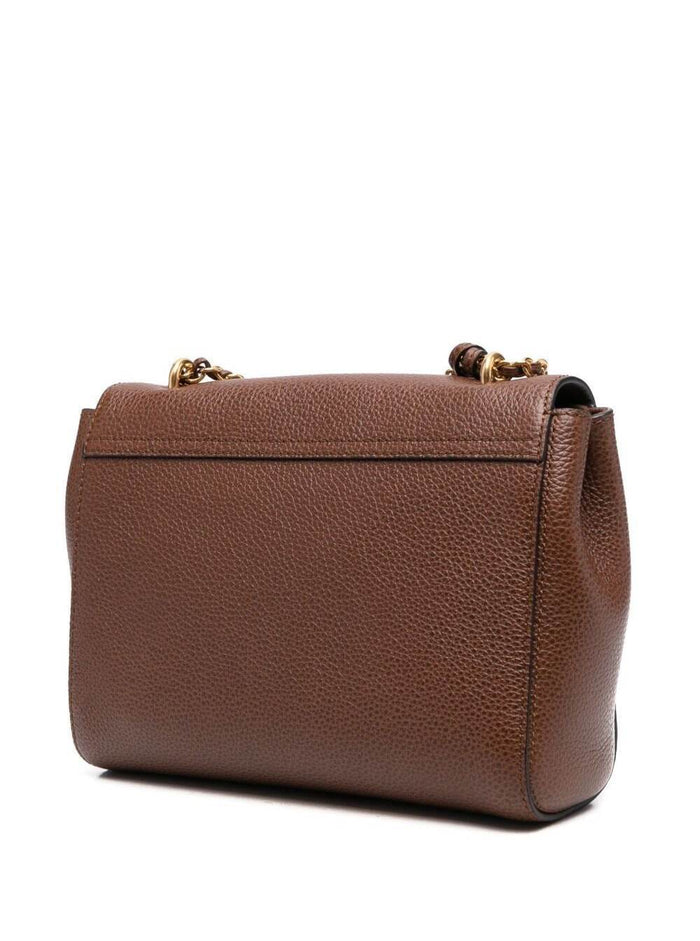 Lily Crossbody Bag Brown Leather Woman Bovine