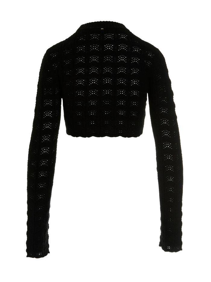 Medea sweater Black Wool Cachemire Sweater, Cardigans