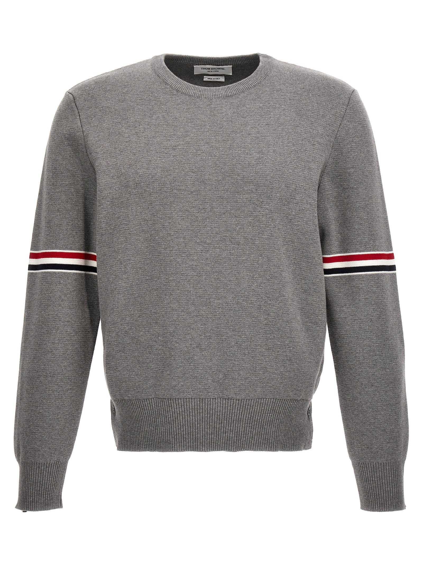 Classic sweater Gray Cotton Sweater, Cardigans