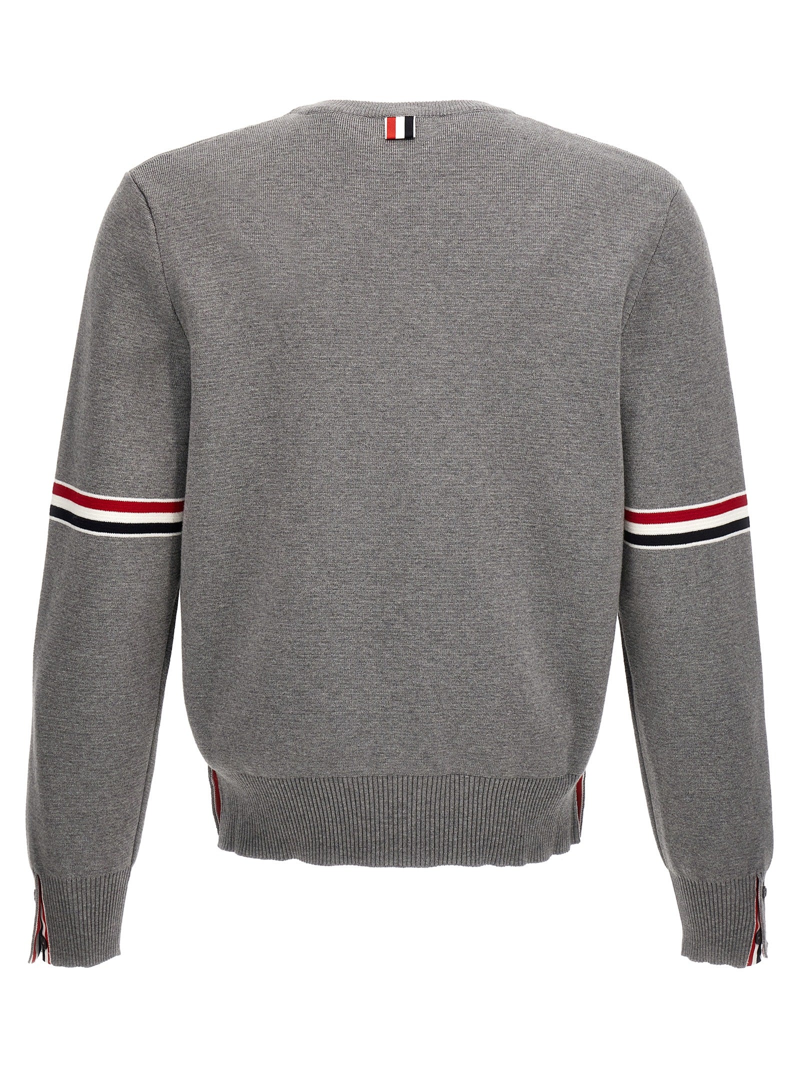 Classic sweater Gray Cotton Sweater, Cardigans
