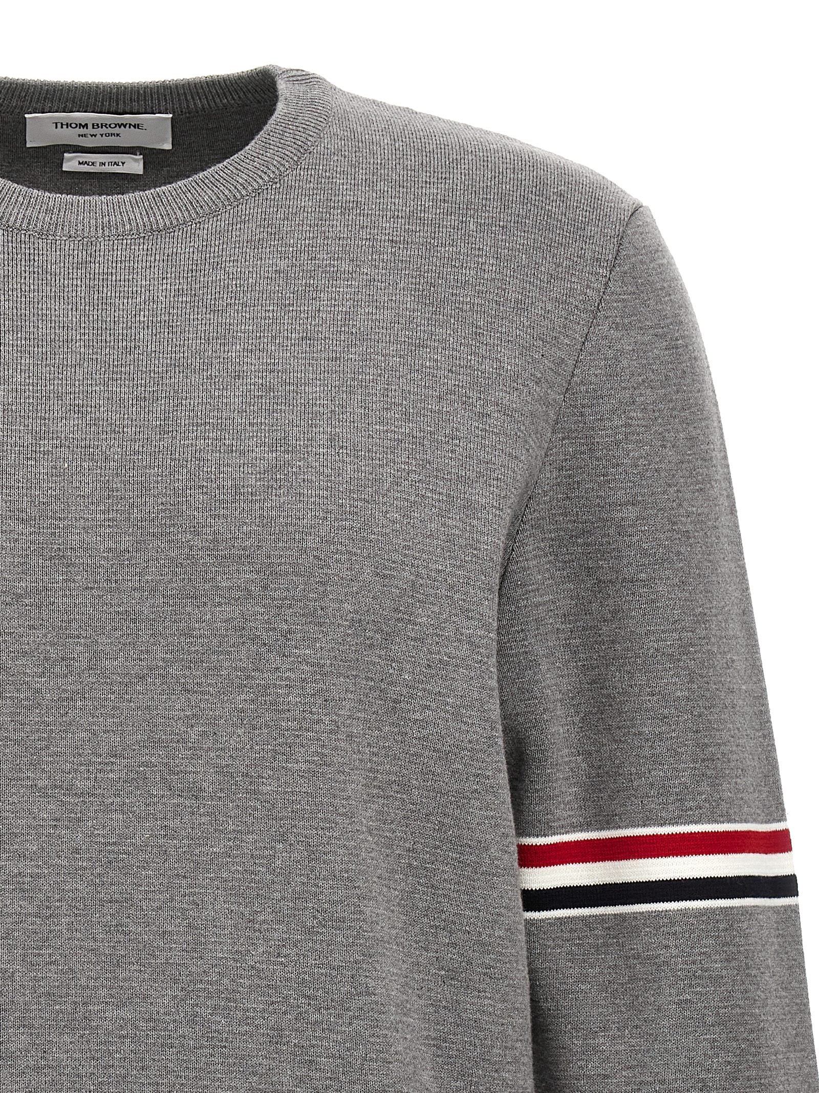 Classic sweater Gray Cotton Sweater, Cardigans