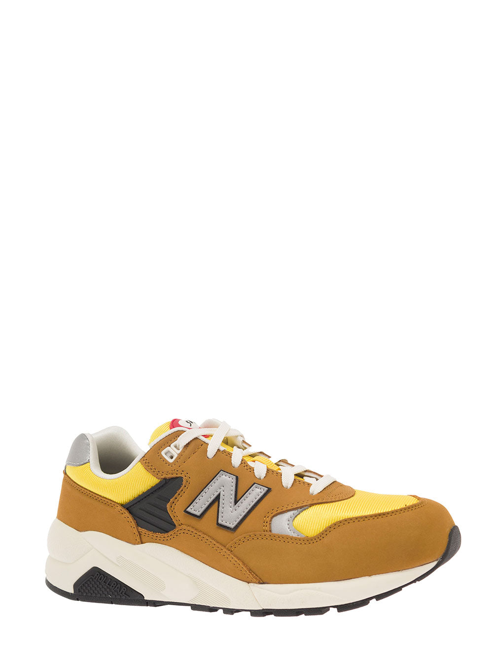 Beige Low Top Sneakers With Logo Suede Man Nabuck