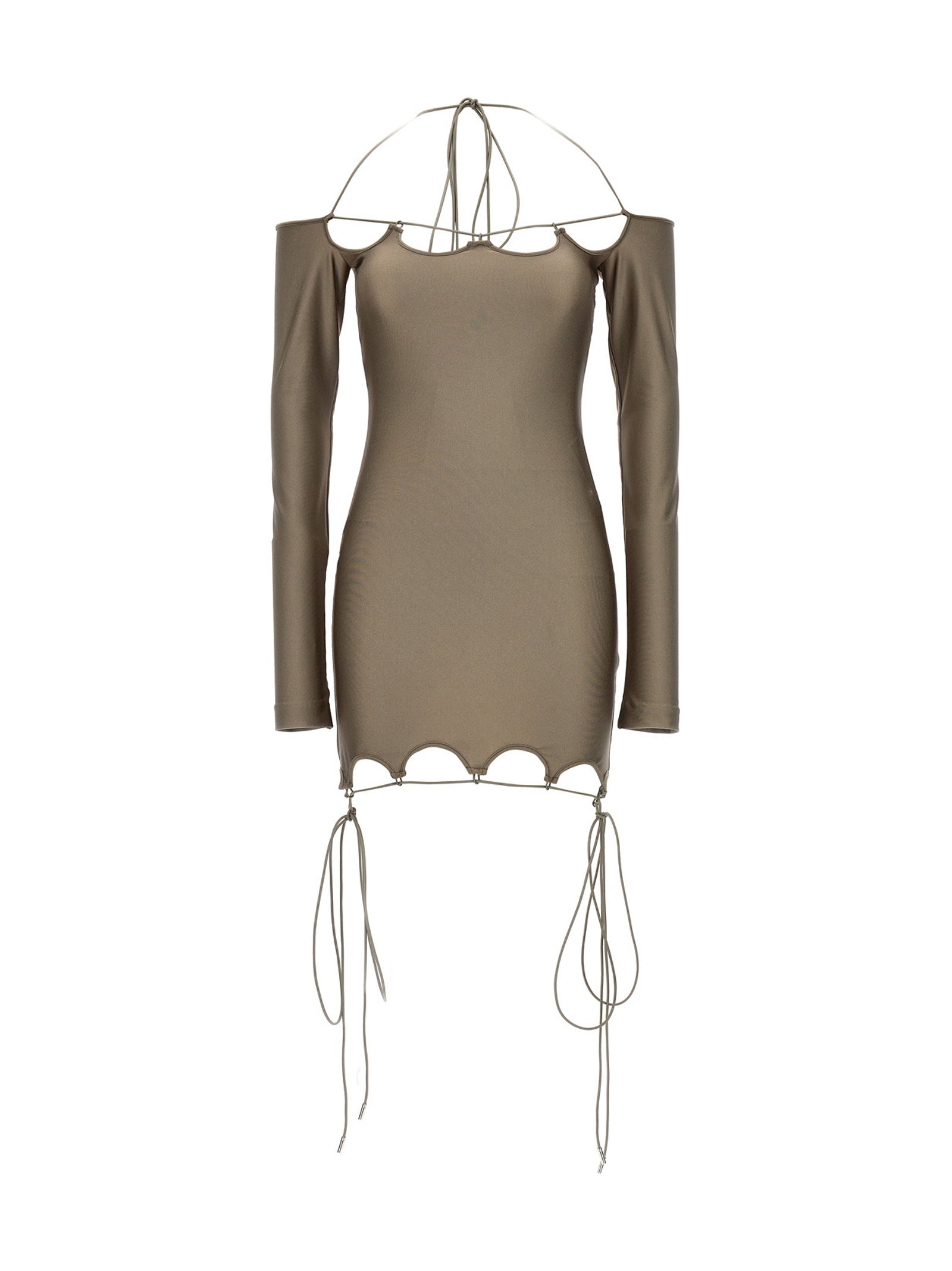 Lyna dress Brown Polyamide Elastane