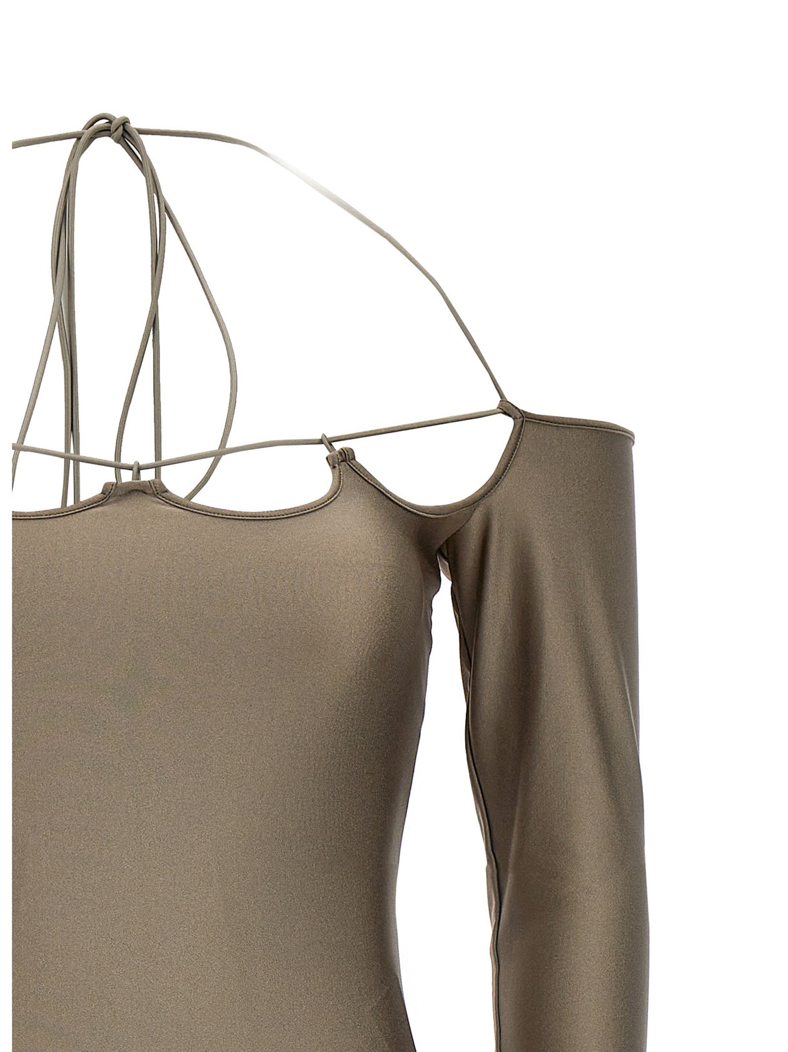 Lyna dress Brown Polyamide Elastane