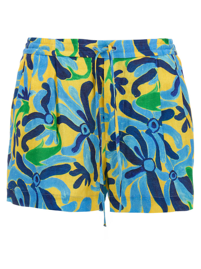No Vacancy Inn Capsule High Summer Shorts Linen Viscose Bermuda