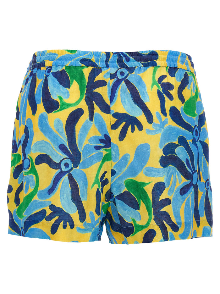 No Vacancy Inn Capsule High Summer Shorts Linen Viscose Bermuda