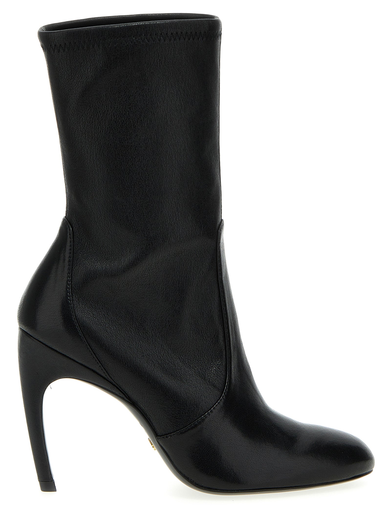 Lux Curl Ankle Boots Black Boots