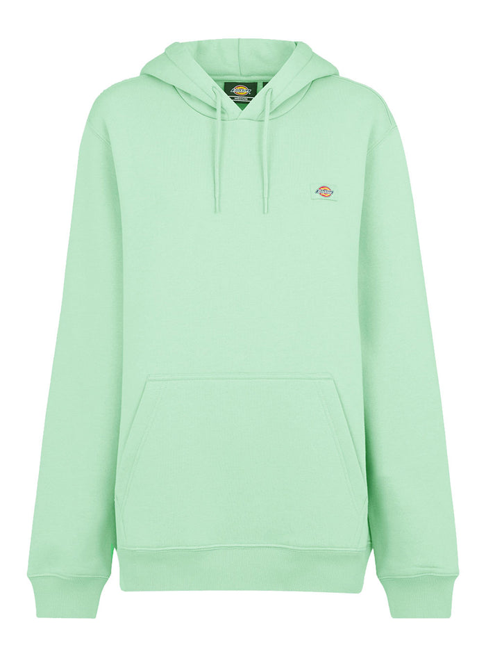 Green Hoodie With Logo Cotton Blend Man Dickies Co Pl Sweatshirts