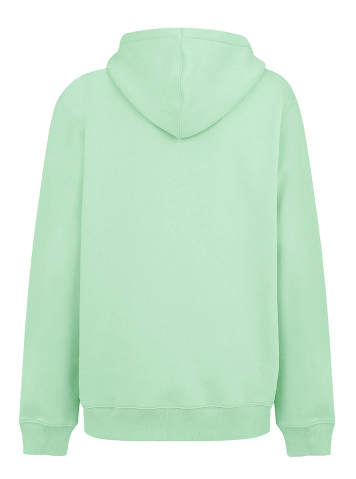 Green Hoodie With Logo Cotton Blend Man Dickies Co Pl Sweatshirts