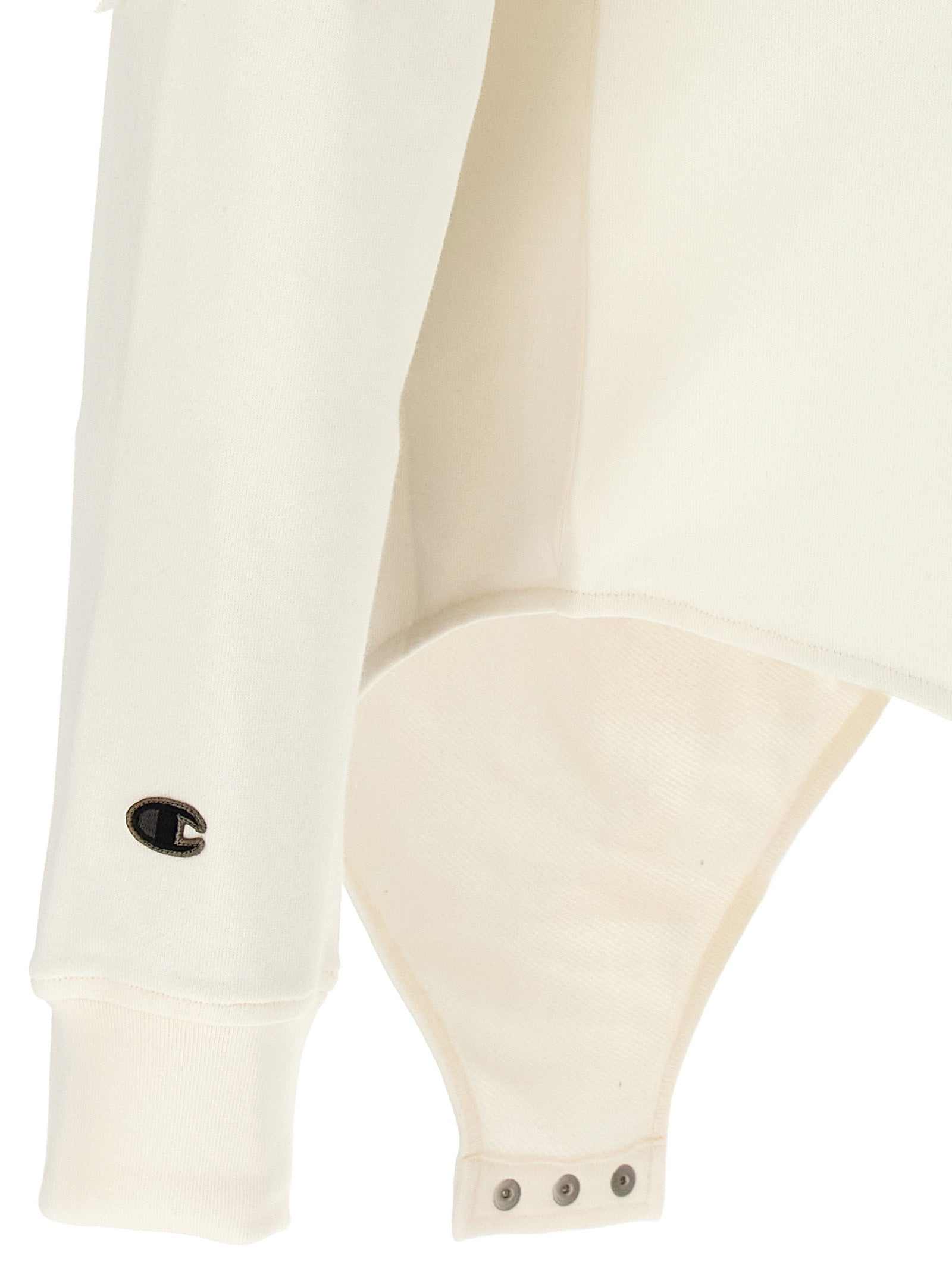 Champion X Rick Owens Hooded Bodysuit White Intimo
