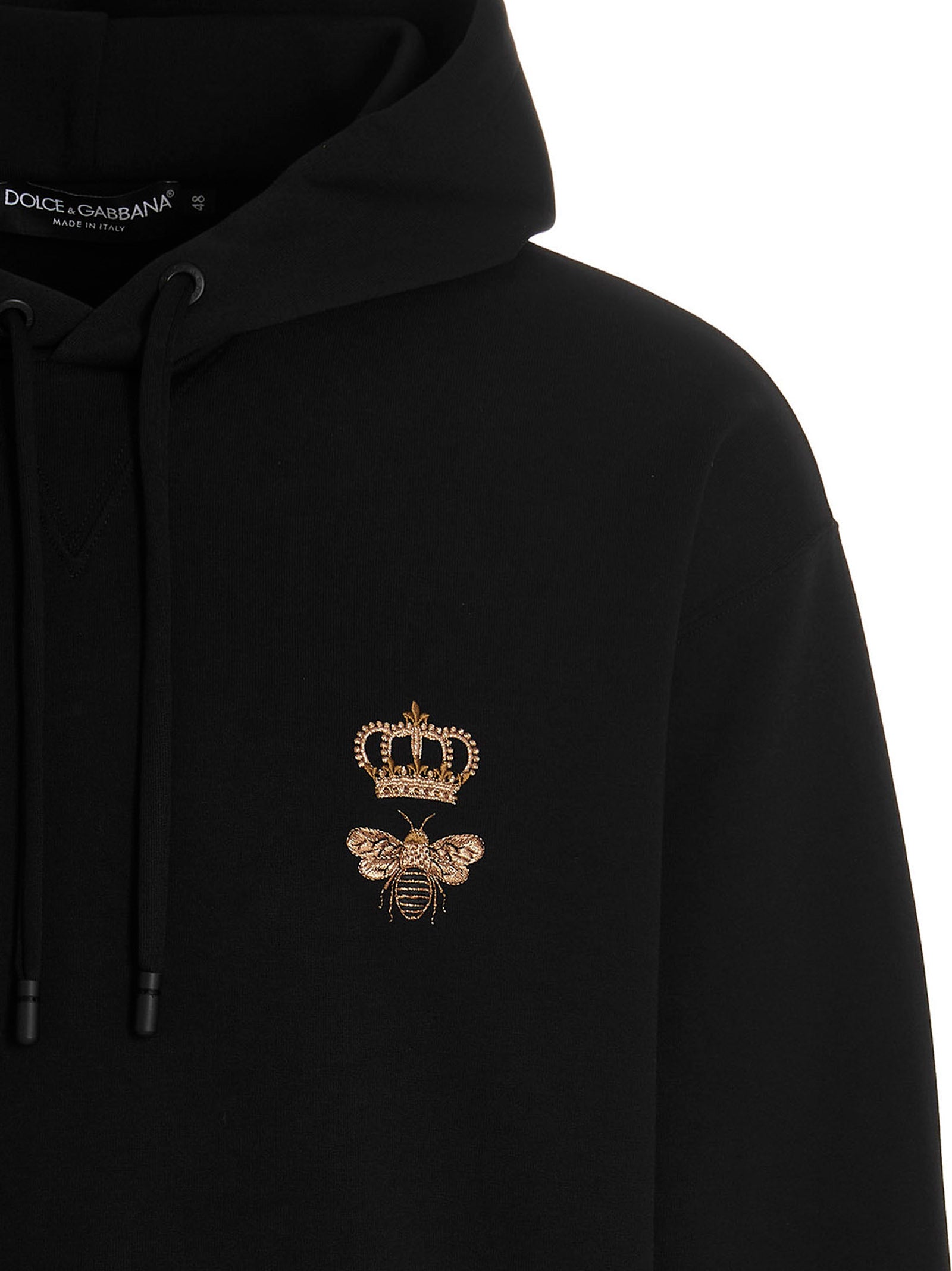 Black Sicily hoodie Cotton Polyester Sweatshirt