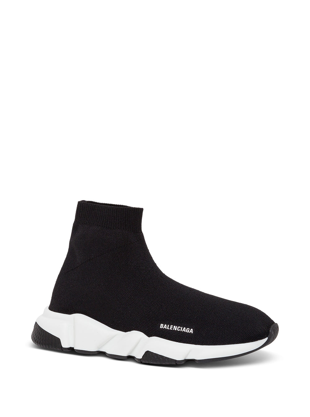 Speed Black Sneakers With Logo Balenciaga Stretch Fabric Woman Polyester Elastan